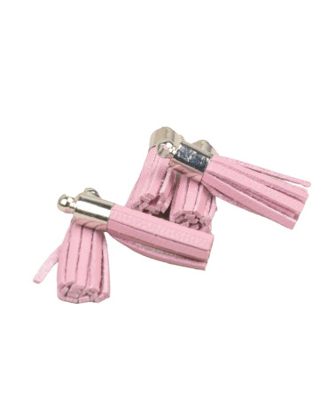 Mini-Pompons 6 Stück rosa 2,5cm