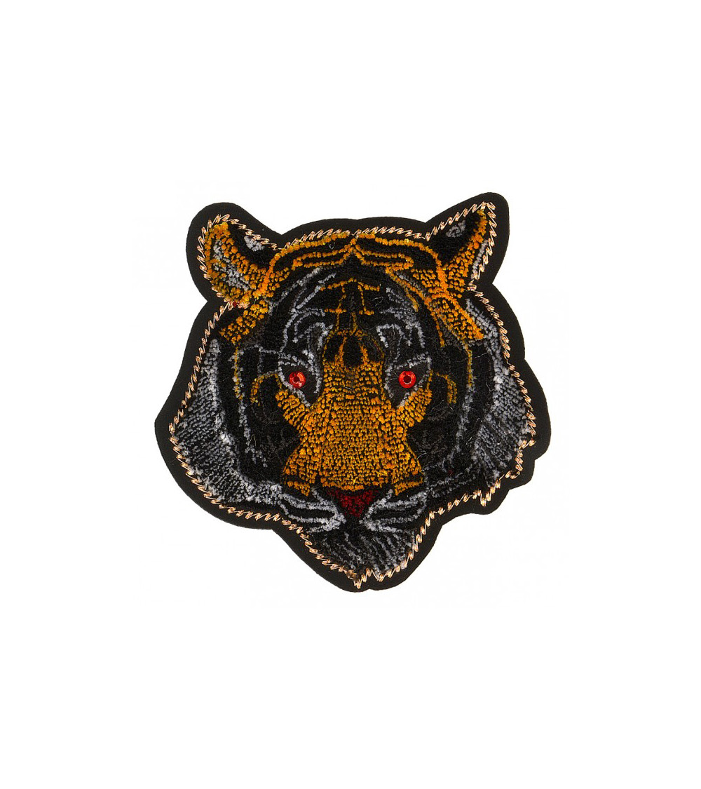 Ecusson thermocollant grand tigre 9cm