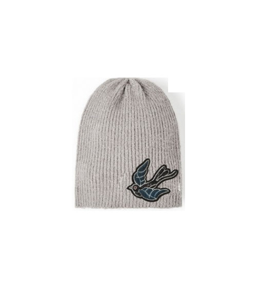Large embroidered swallow iron-on badge