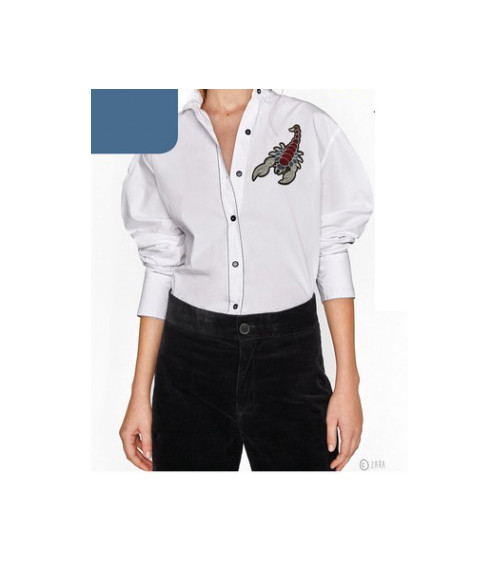 Large scorpion iron-on patch