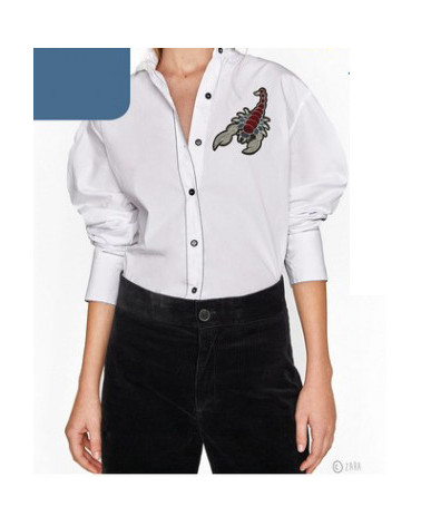 Large scorpion iron-on patch