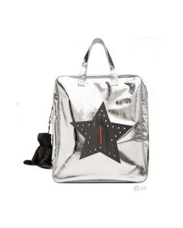 Large rock star iron-on badge