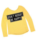 Ecusson thermocollant don't worry be happy