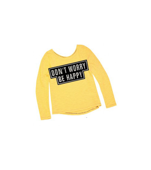 Don't worry be happy iron-on patch