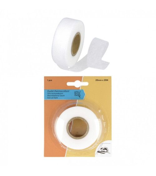 Roll 20 meters iron-on hem 20mm