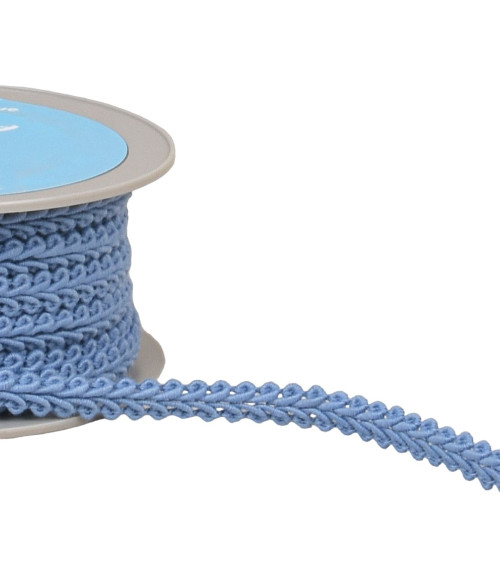 20m spool of gypsy blue cornflower stitch braid 11mm