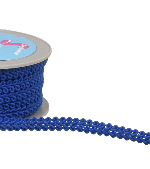 20m spool of royal blue cornflower stitch braid 11mm