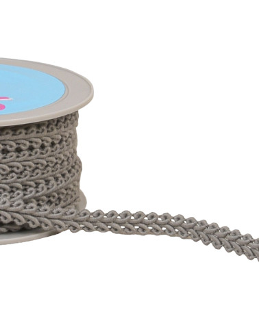 20m spool of gray corn stitch braid 11mm