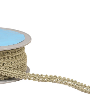 20m spool of taupe corn stitch braid 11mm