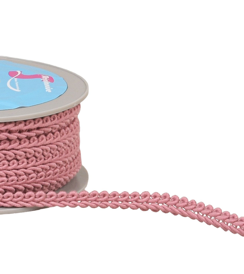20m spool of old pink cornflower stitch braid 11mm