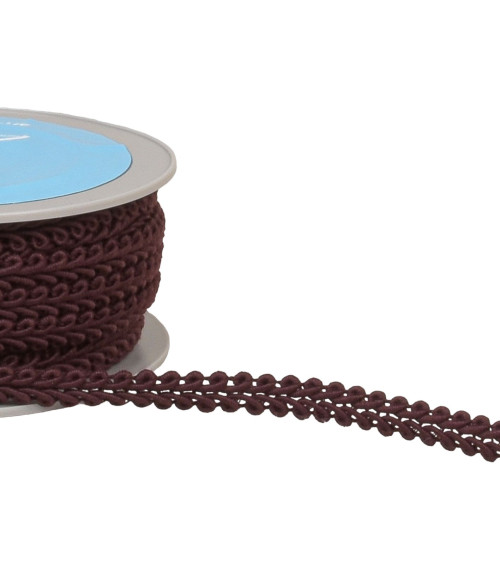 20m reel with plum corn stitch braid 11mm