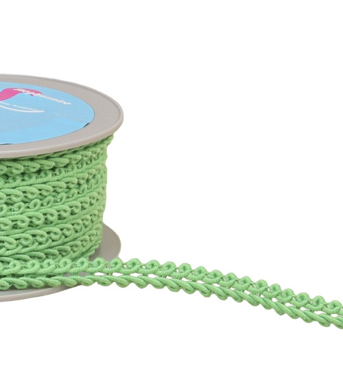 20m spool of sea green cornflower stitch braid 11mm