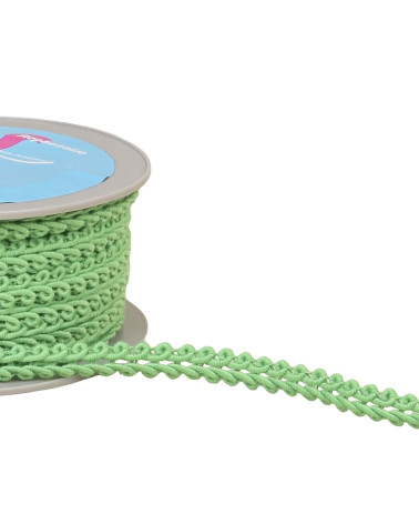20m spool of sea green cornflower stitch braid 11mm