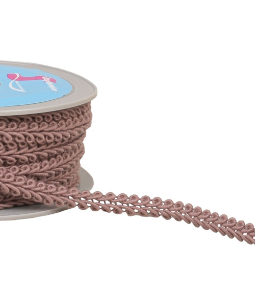 20m spool of old pink cornflower stitch braid 11mm