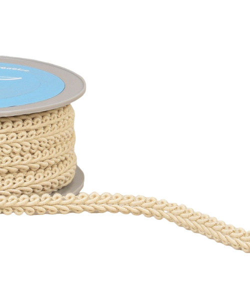 20m spool of ecru corn stitch braid 11mm