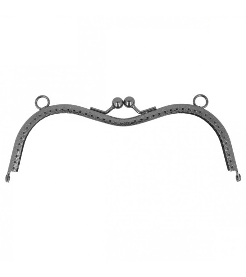 Antiker Verschluss 7x19cm in Gunmetal-Farbe