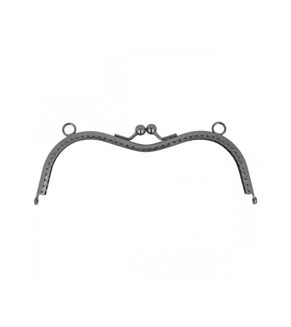 Antiker Verschluss 7x19cm in Gunmetal-Farbe