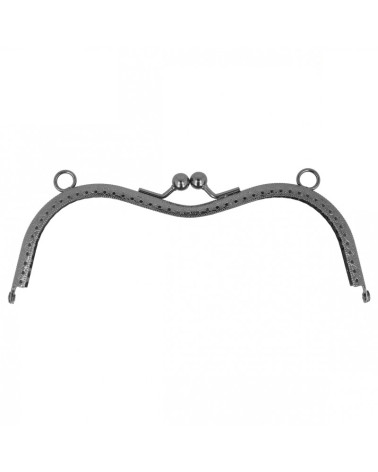 Antiker Verschluss 7x19cm in Gunmetal-Farbe