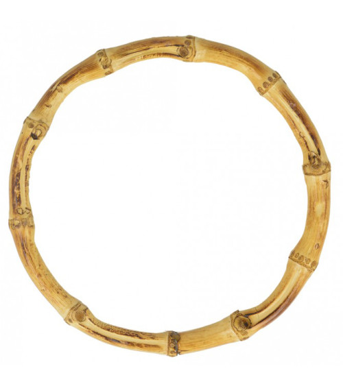 Bag handles in real bamboo 15cm