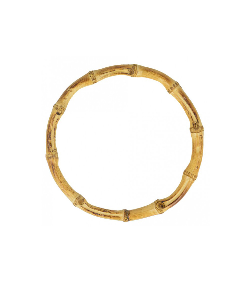 Bag handles in real bamboo 15cm