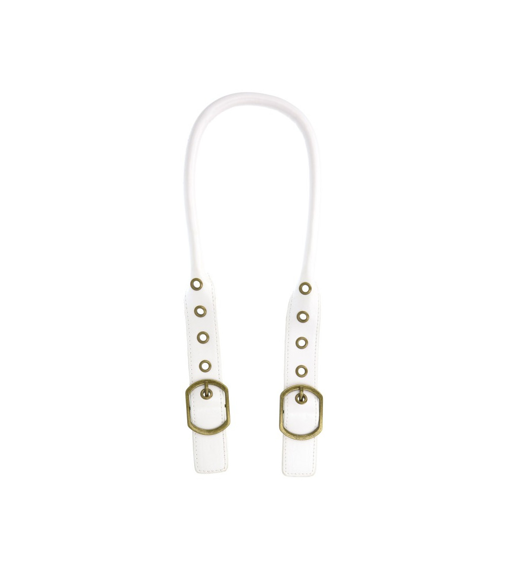 Lot de 2 anses de sac réglables 60cm blanc Lot de 2 anses de sac réglables 60cm blanc