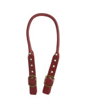 Lot de 2 anses de sac réglables 60cm bordeaux