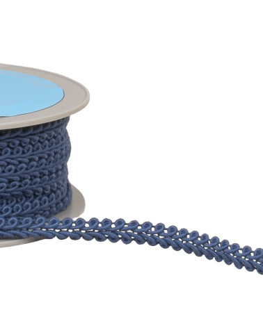 Spike stitch braid 11mm lavender blue by the meter
