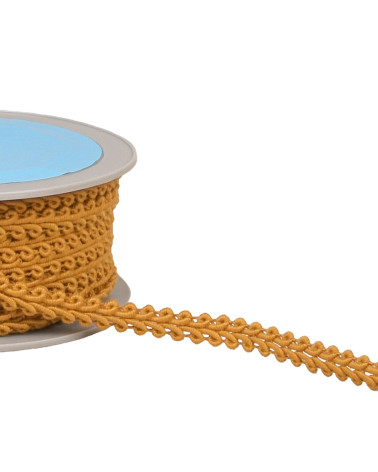 Cob-Stitch-Geflecht, 11 mm, kupferbraun, pro Meter