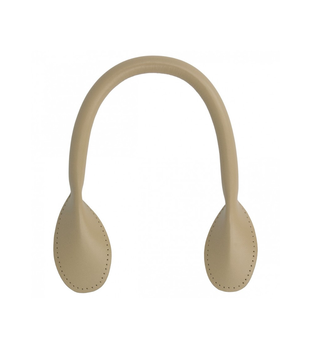 Set mit 2 modernen Taschengriffen, 38 mm, Taupe