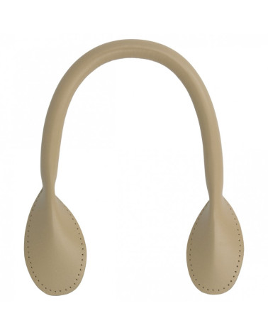 Set mit 2 modernen Taschengriffen, 38 mm, Taupe