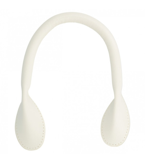 Lot de 2 anses de sac modernes 38mm blanc