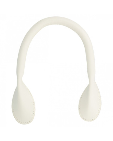 Juego de 2 asas para bolso moderno 38mm blanco
