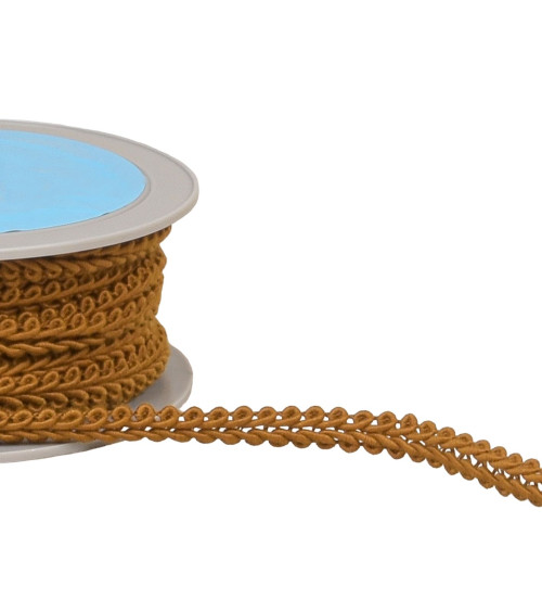 Cob-Stitch-Geflecht, 11 mm, kupferbraun, pro Meter