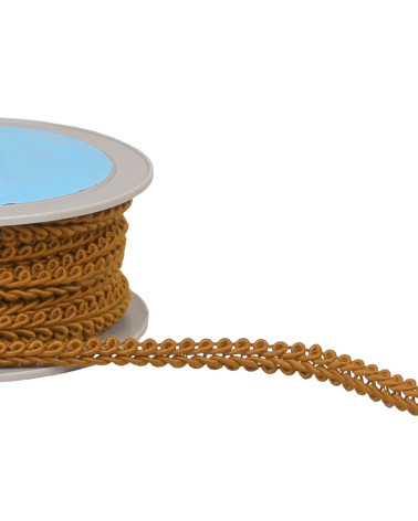 Cob-Stitch-Geflecht, 11 mm, kupferbraun, pro Meter