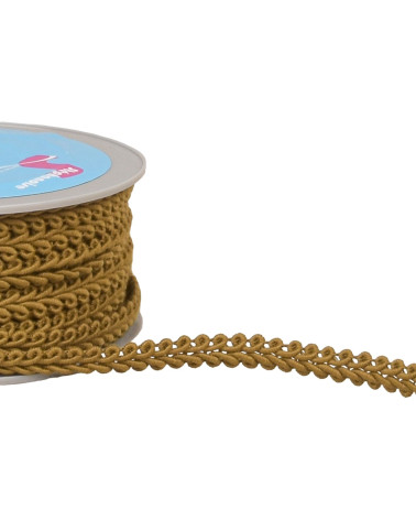 11mm bronze spike stitch braid per meter