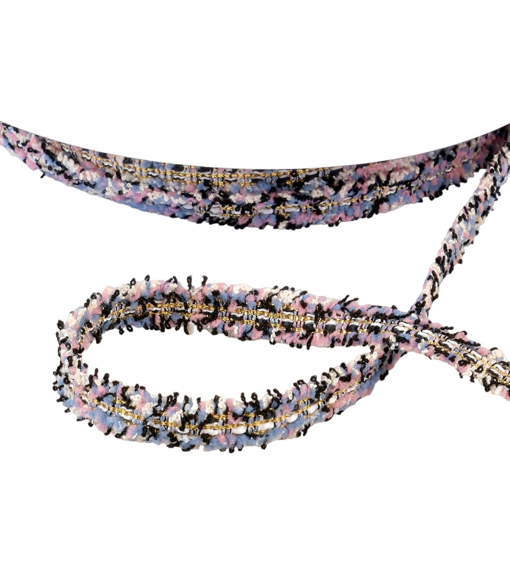 15mm lavender blue heather dress braid by the meter