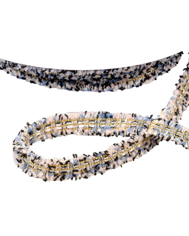 15mm royal blue heather dress braid by the meter