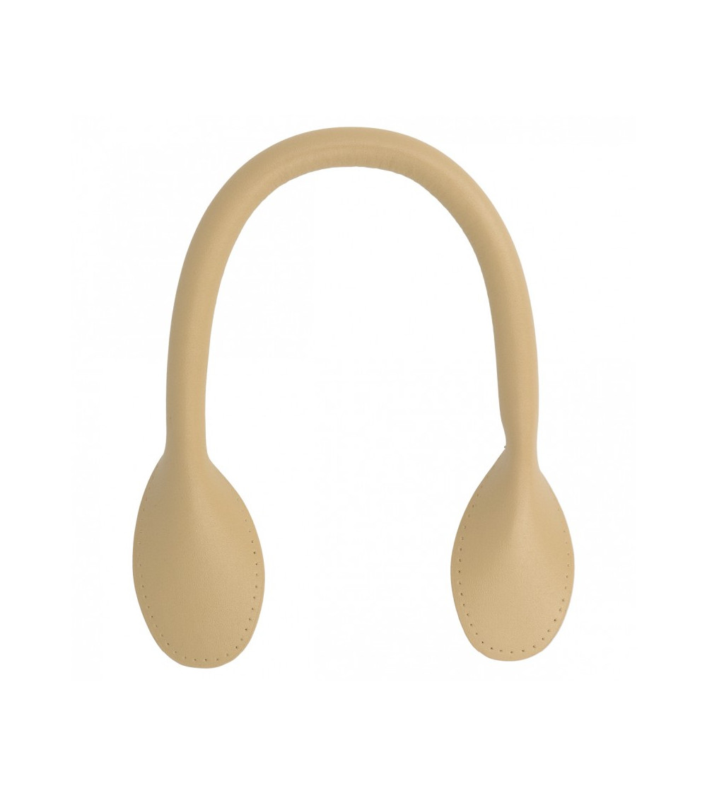 Set mit 2 modernen Taschengriffen, 38 mm, beige