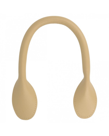 Set mit 2 modernen Taschengriffen, 38 mm, beige