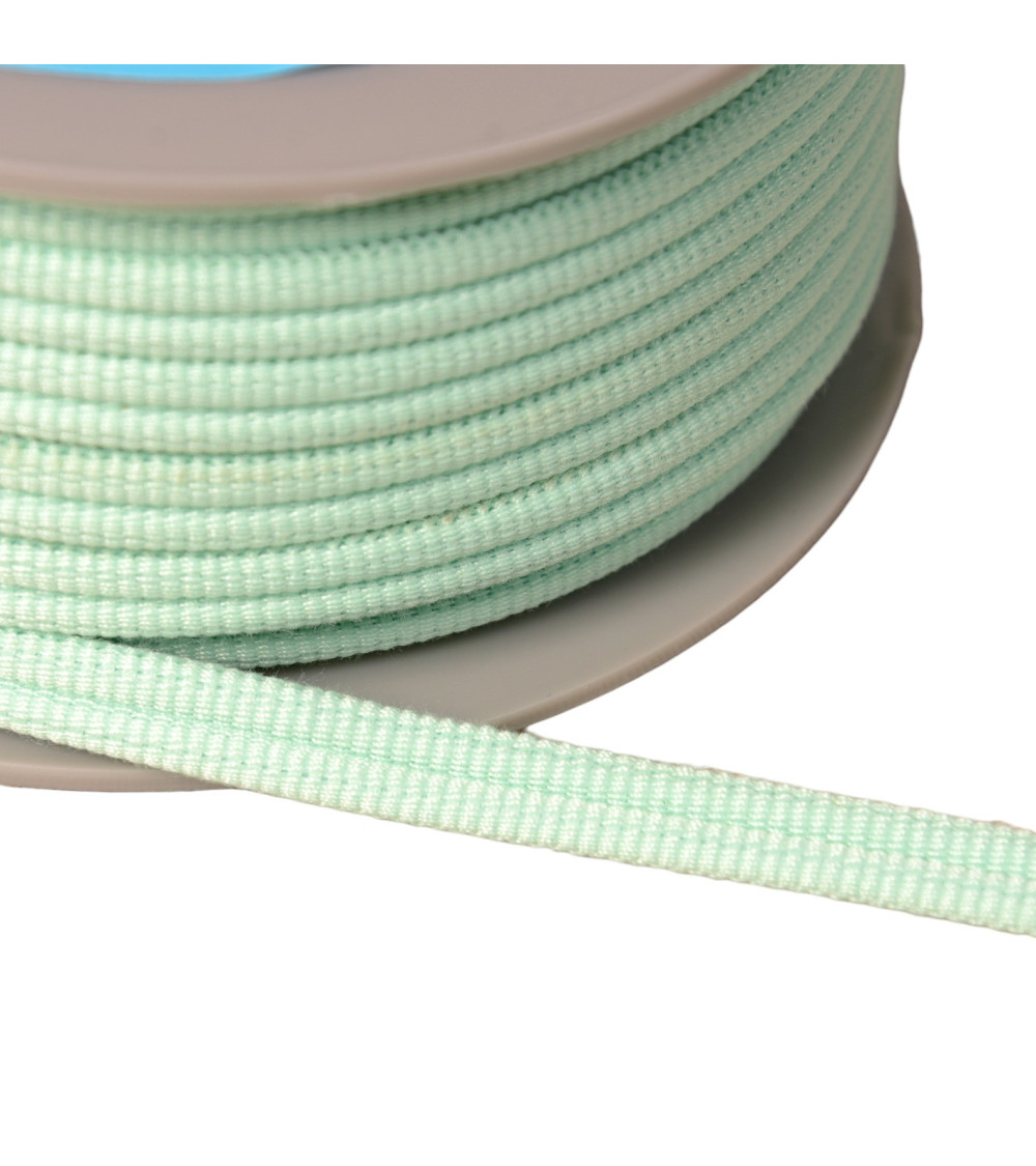 Double 9mm Nile green cord per meter