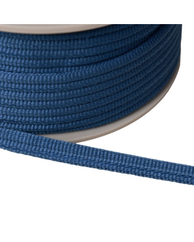 Double cord 9mm blue/burgundy red per meter