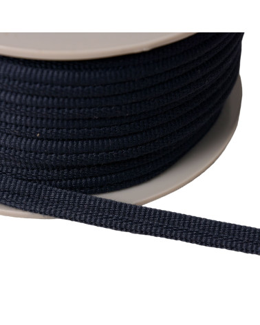 Double 9mm navy blue cord per meter