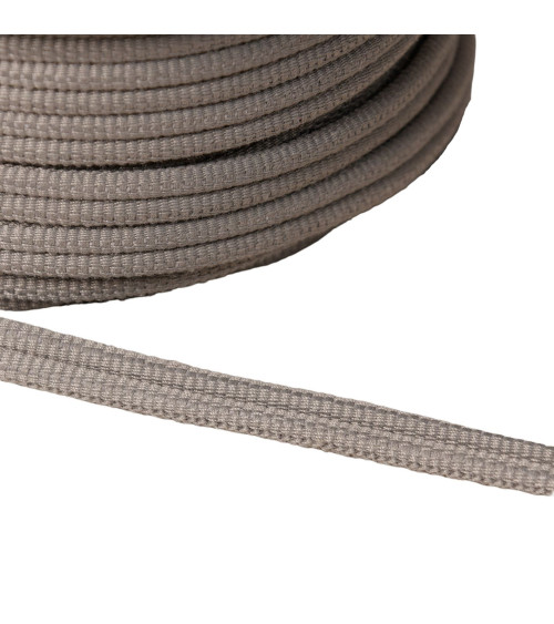 Double 9mm gray cord per meter