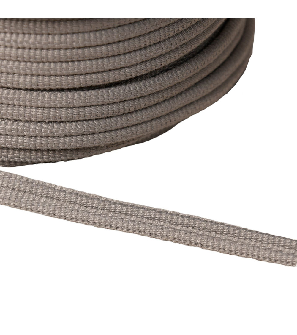 Double 9mm gray cord per meter