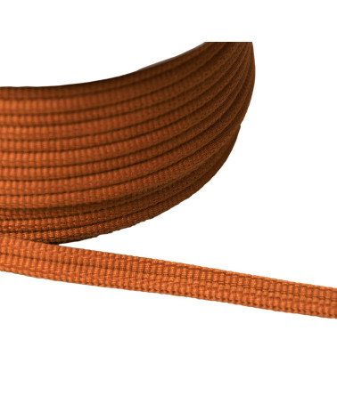 Double cord 9mm rust orange per meter
