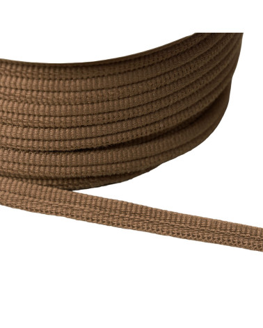 Double cordon 9mm marron clair au m�tre