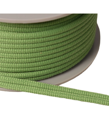 Double cord 9mm light khaki green per meter