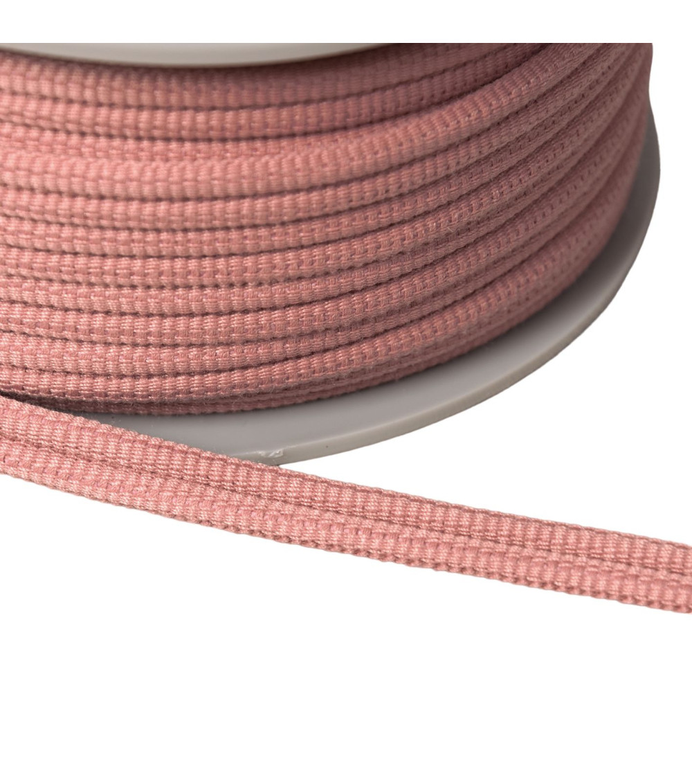 Double cord 9mm old pink per meter