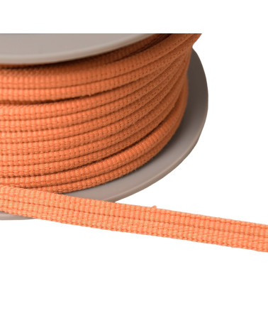 Double cord 9mm salmon orange per meter