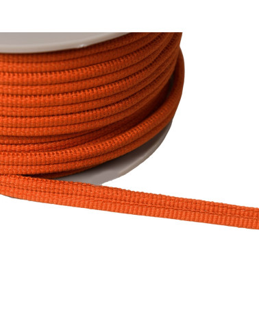 Doppelte bengalorangefarbene 9-mm-Kordel pro Meter